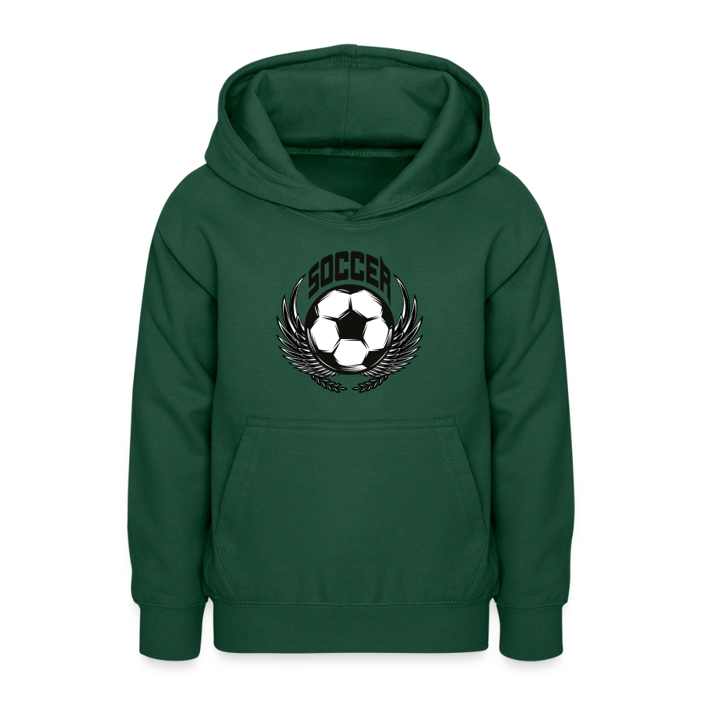 Soccer Hoodie Teenager - bottle green