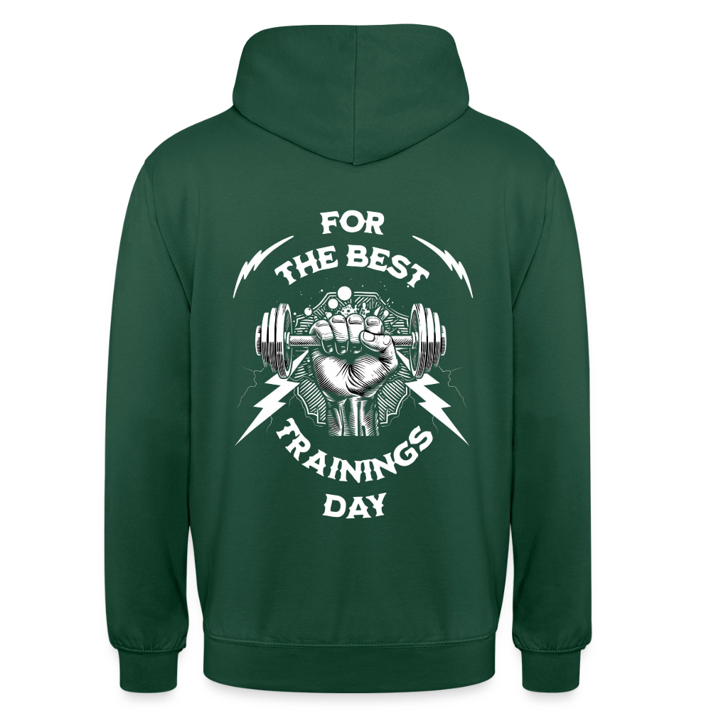 FOR THE BEST Hoodie - bottle green