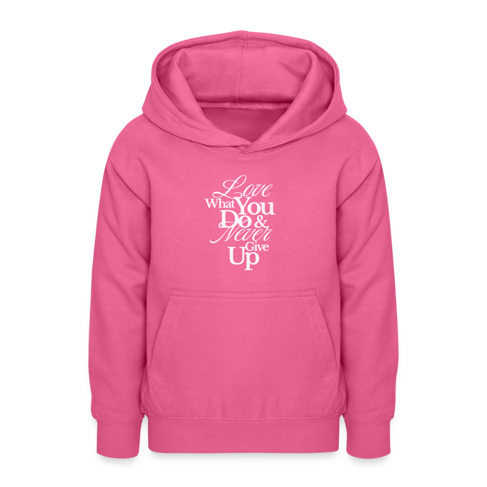 Love What You Do Hoodie - pink