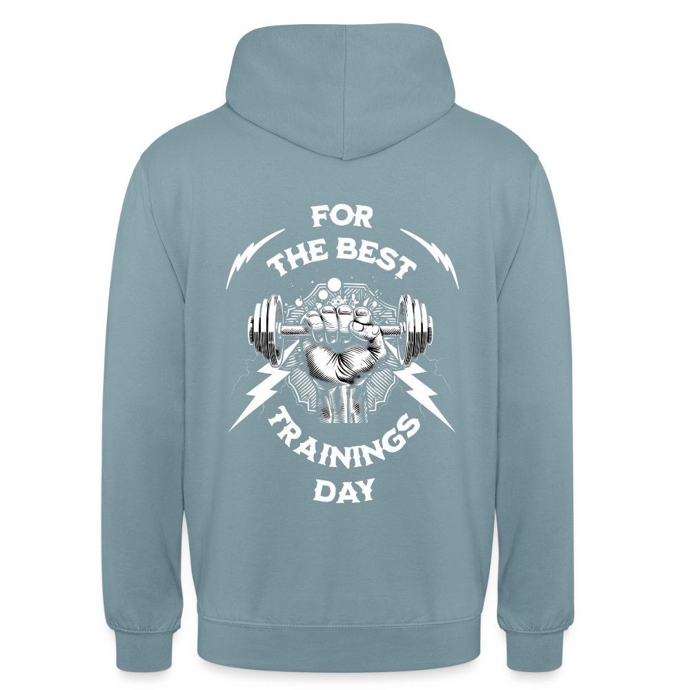 FOR THE BEST Hoodie - stonewash blue