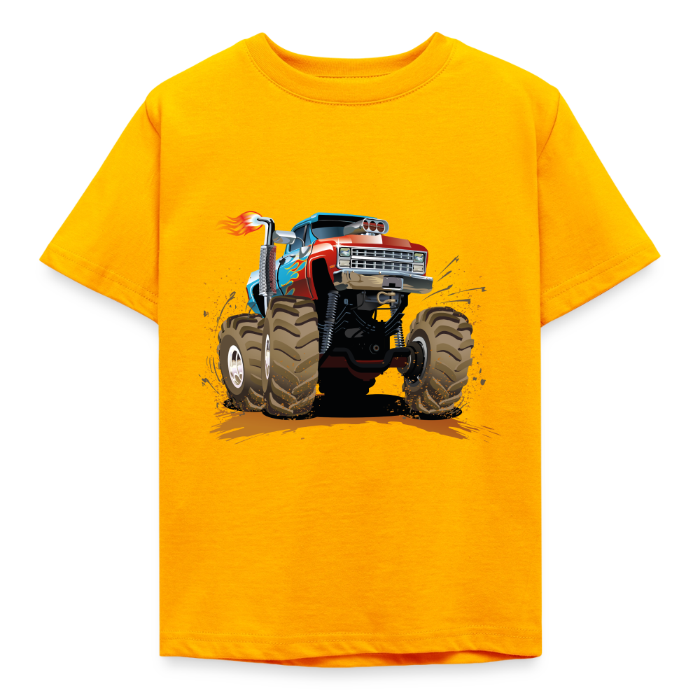 Monstertruck Kinder T-Shirt - gold