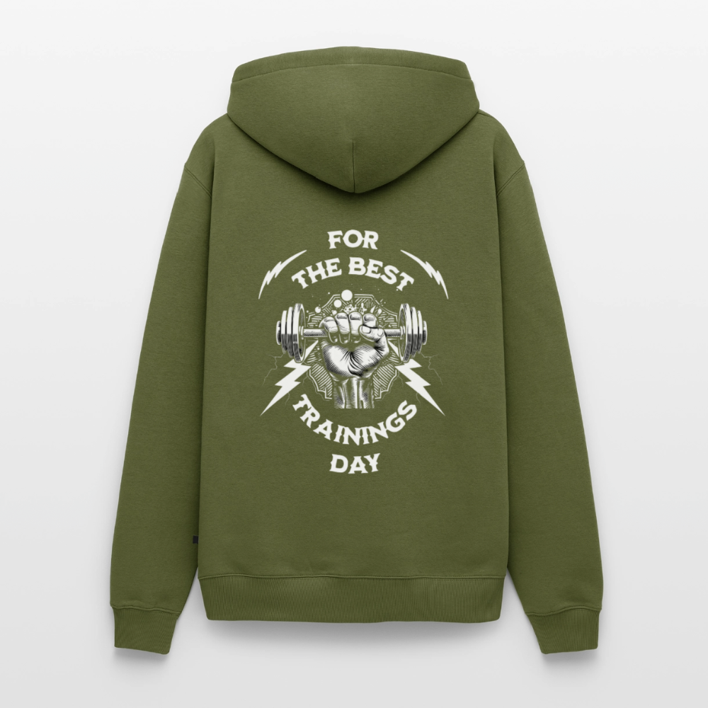 FOR THE BEST Premium Hoodie - khaki