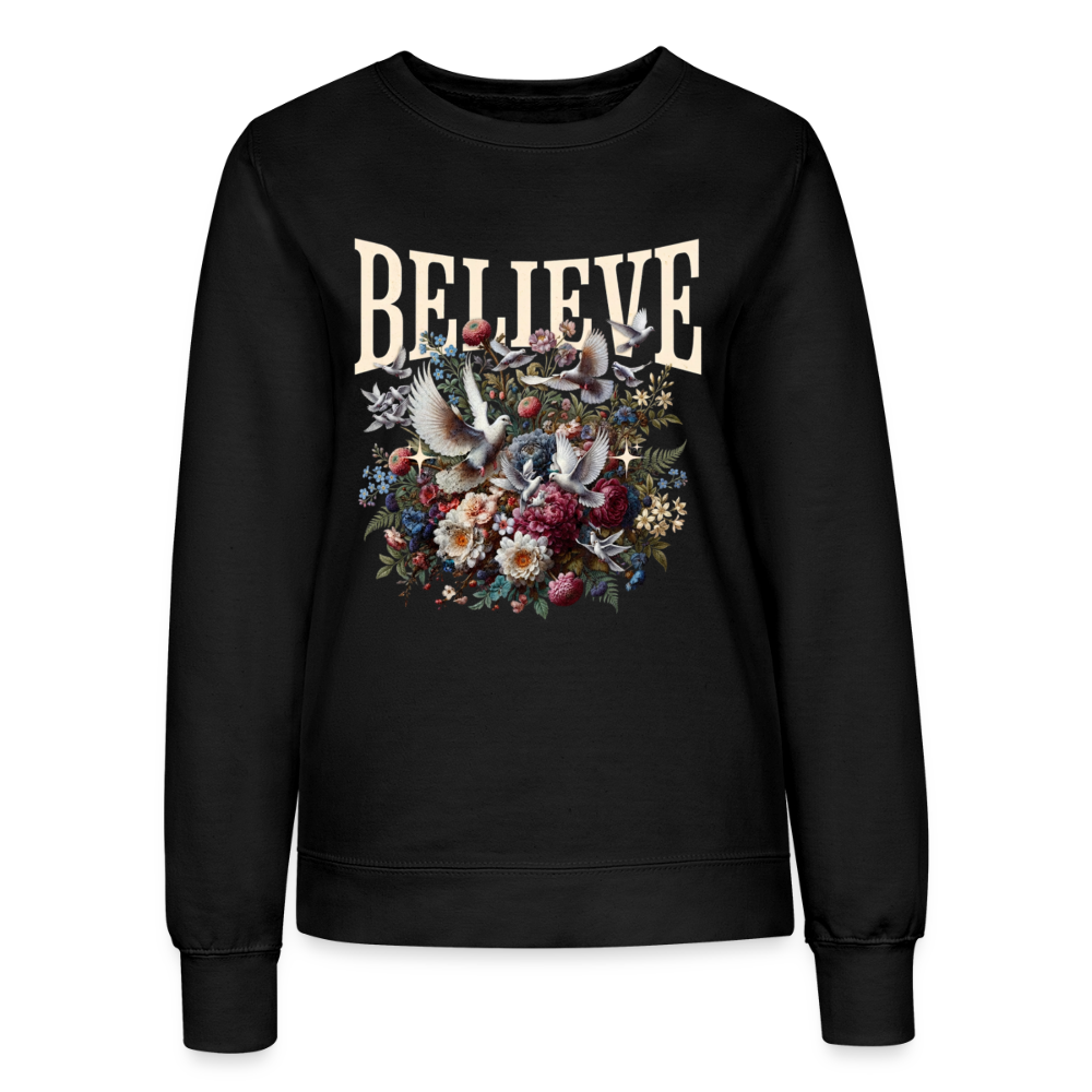 BELIEVE Sweatshirt - black