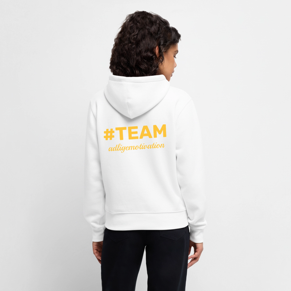 #TEAM adligemotivation Premium Logo Hoodie - white