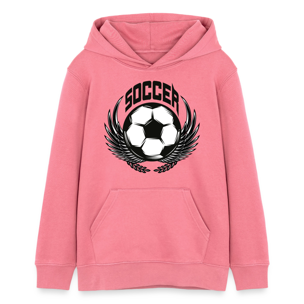 Soccer Premium Teenager Hoodie - pink joy 