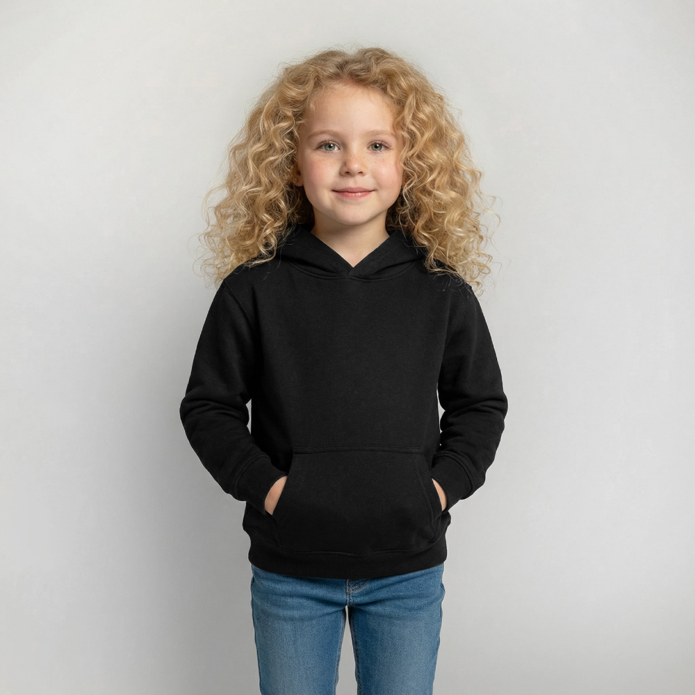 Bauernhof Kinder Hoodie - black