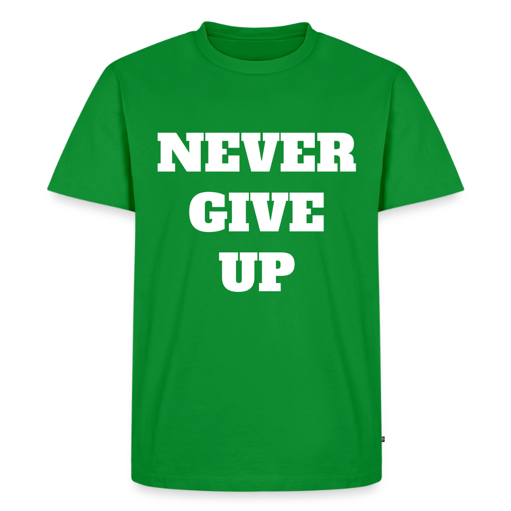 Never give up Premium T-Shirt - green