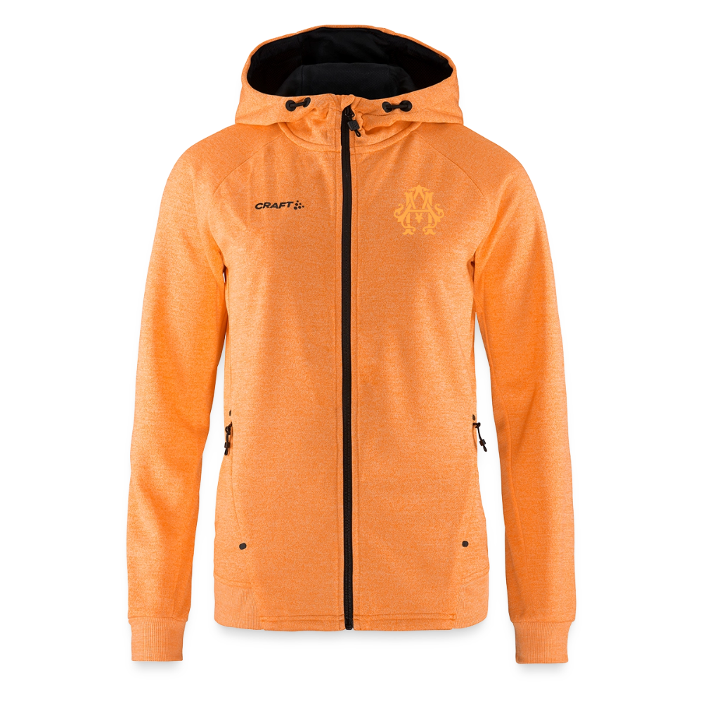 Outdoor Kapuzenjacke Women - heather bright orange