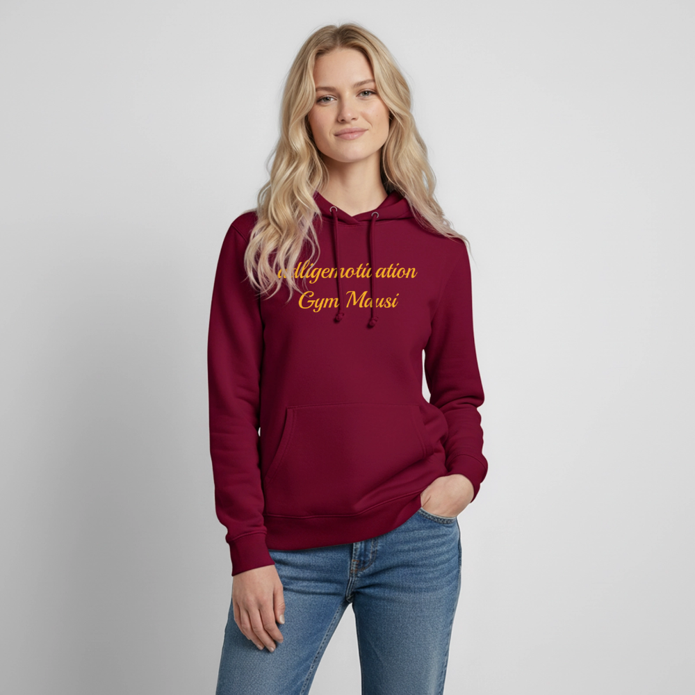 Gym Mausi Hoodie - bordeaux