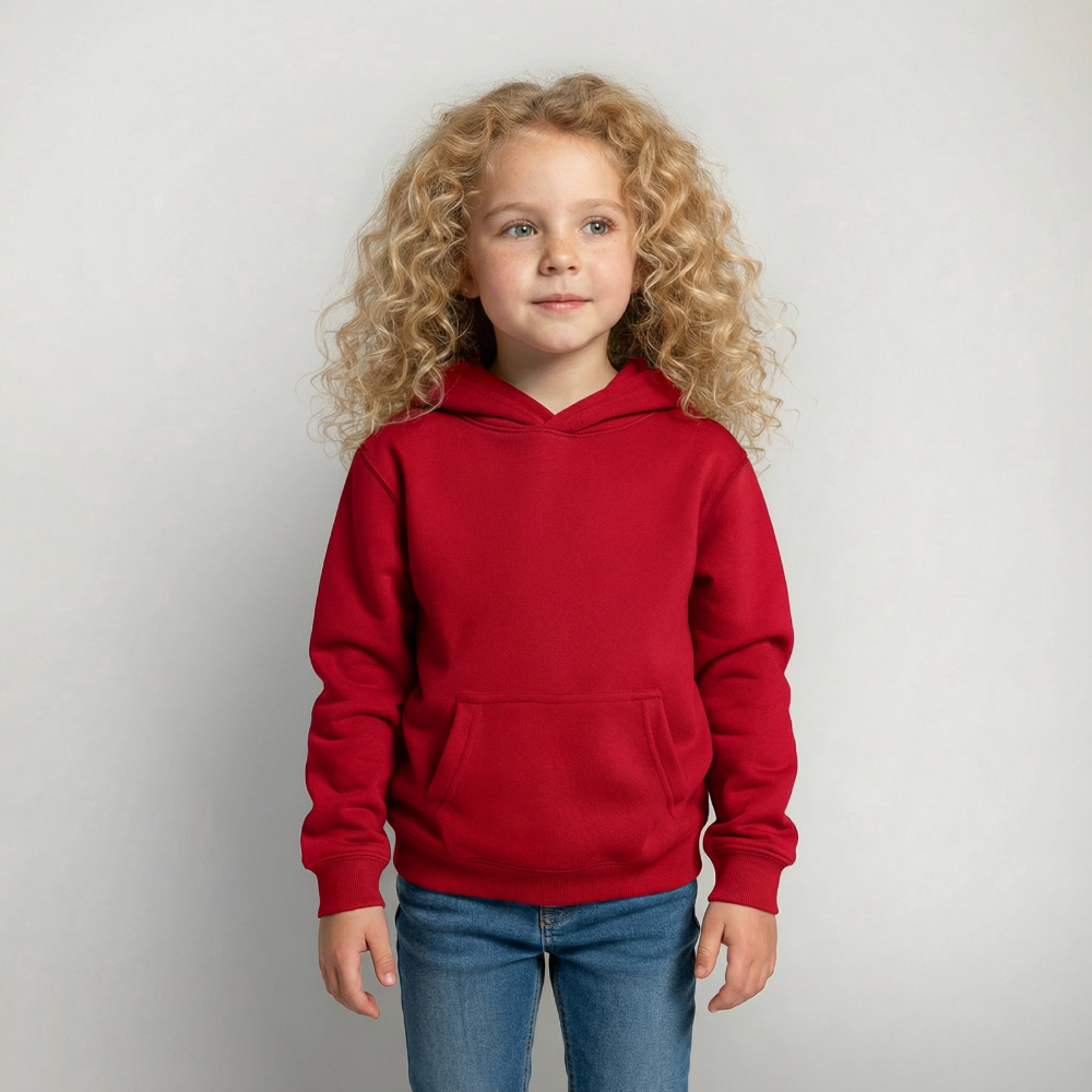 Bauernhof Kinder Hoodie - red