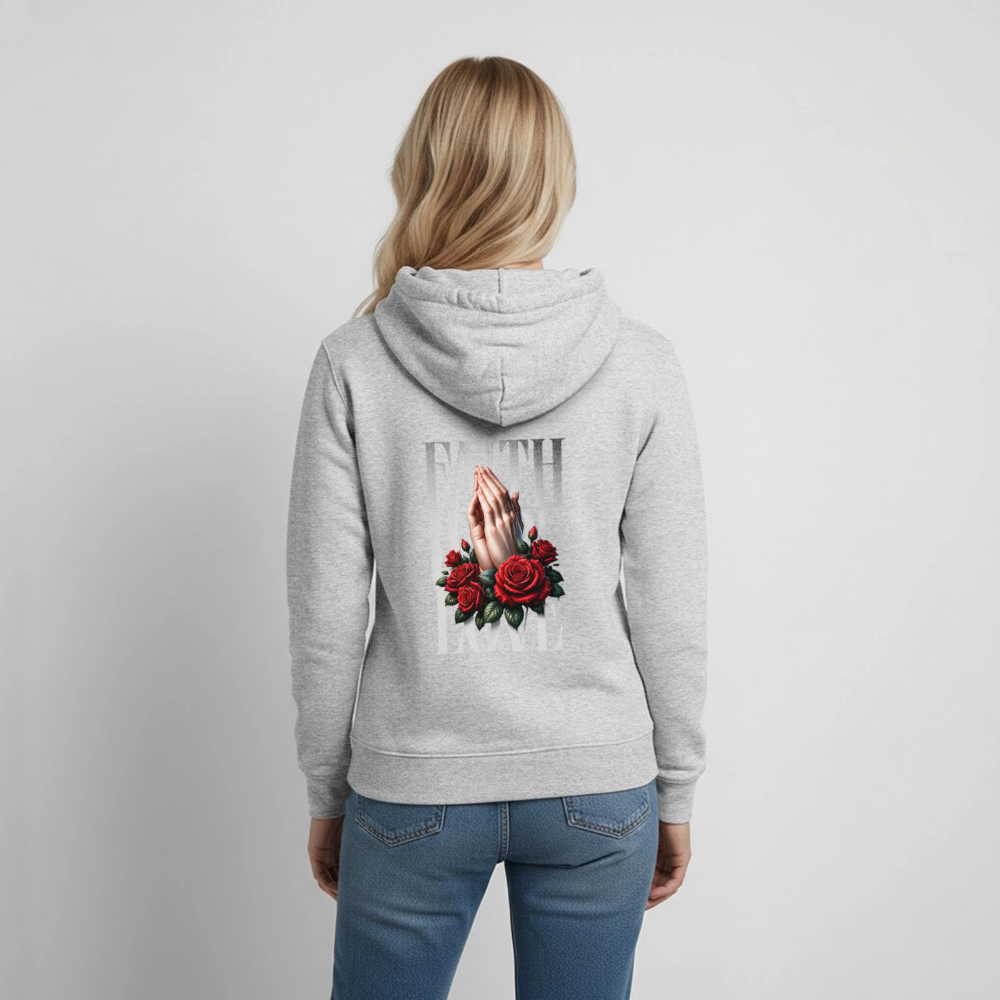 FAITH, HOPE, LOVE Hoodie - light heather grey