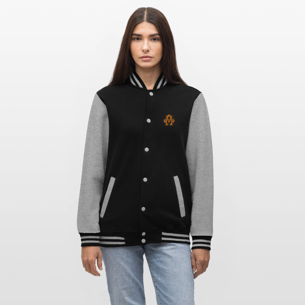 adligemotivation College Jacke - black/heather grey