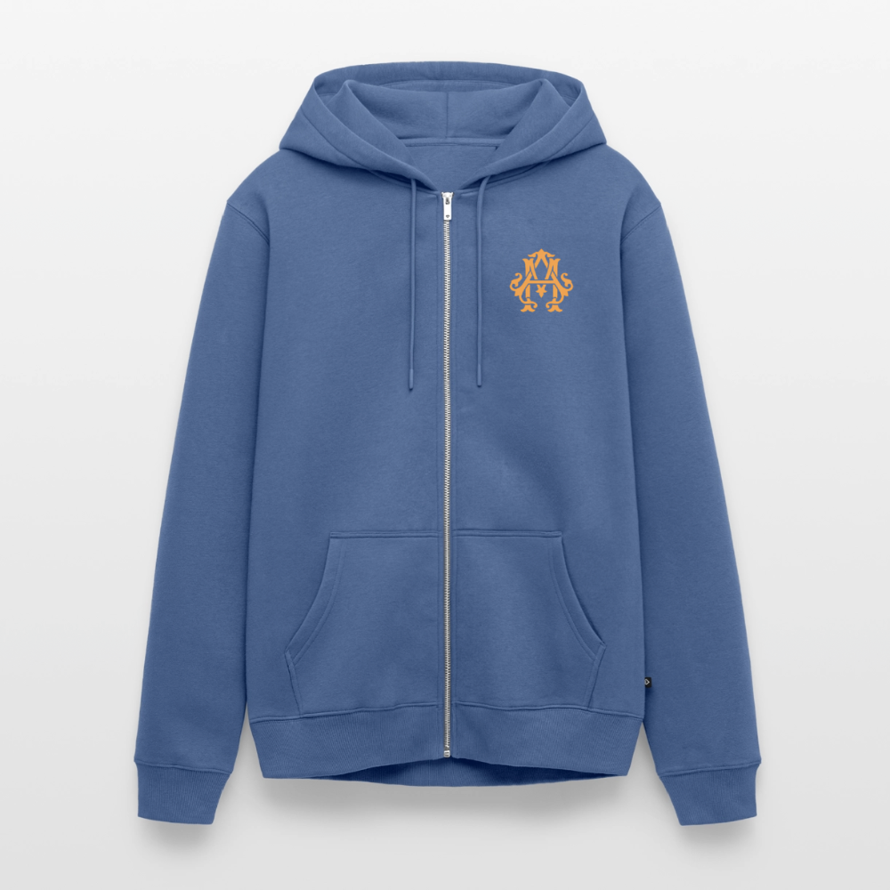 #TEAM adligemotivation Premium Logo Sweatjacke - stone blue