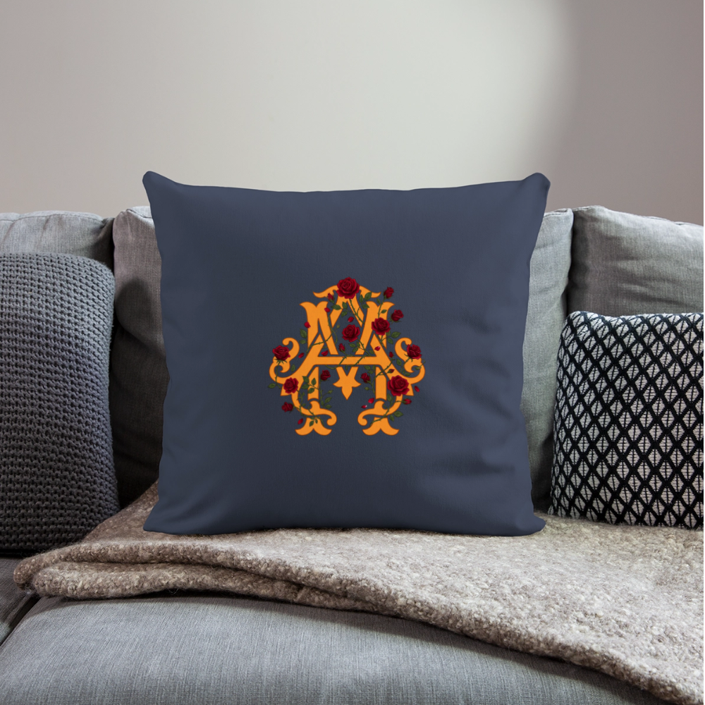 Rosen Logo Kissen 45cm x 45cm - navy