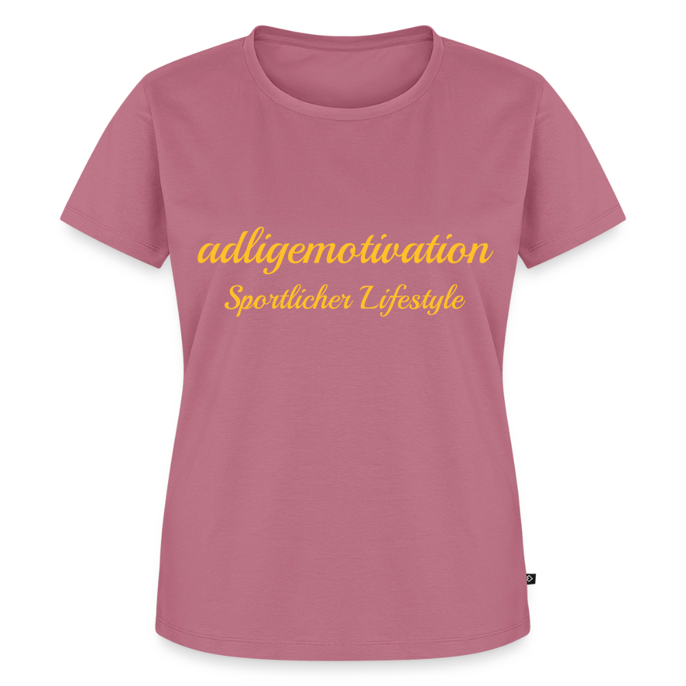 Sportlicher Lifestyle Premium T-Shirt - mauve