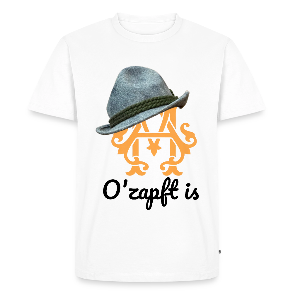 O´zapft is Premium T-Shirt - white