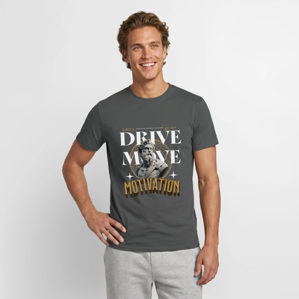 Motivation T-Shirt - charcoal grey