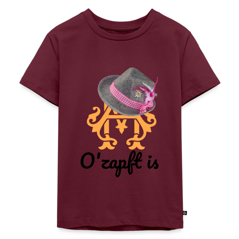 O´zapft is T-Shirt - burgundy