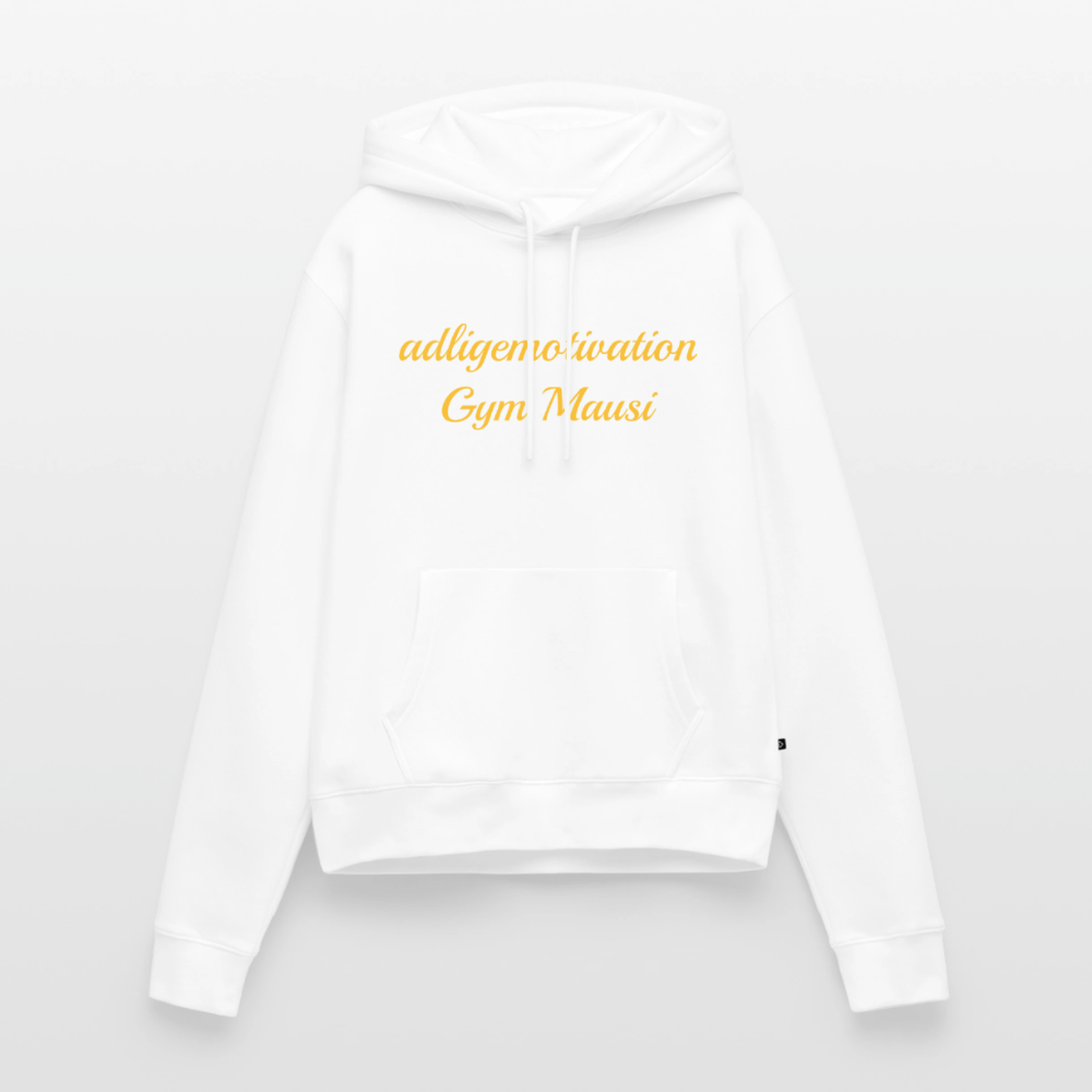 Gym Mausi Premium Hoodie - white