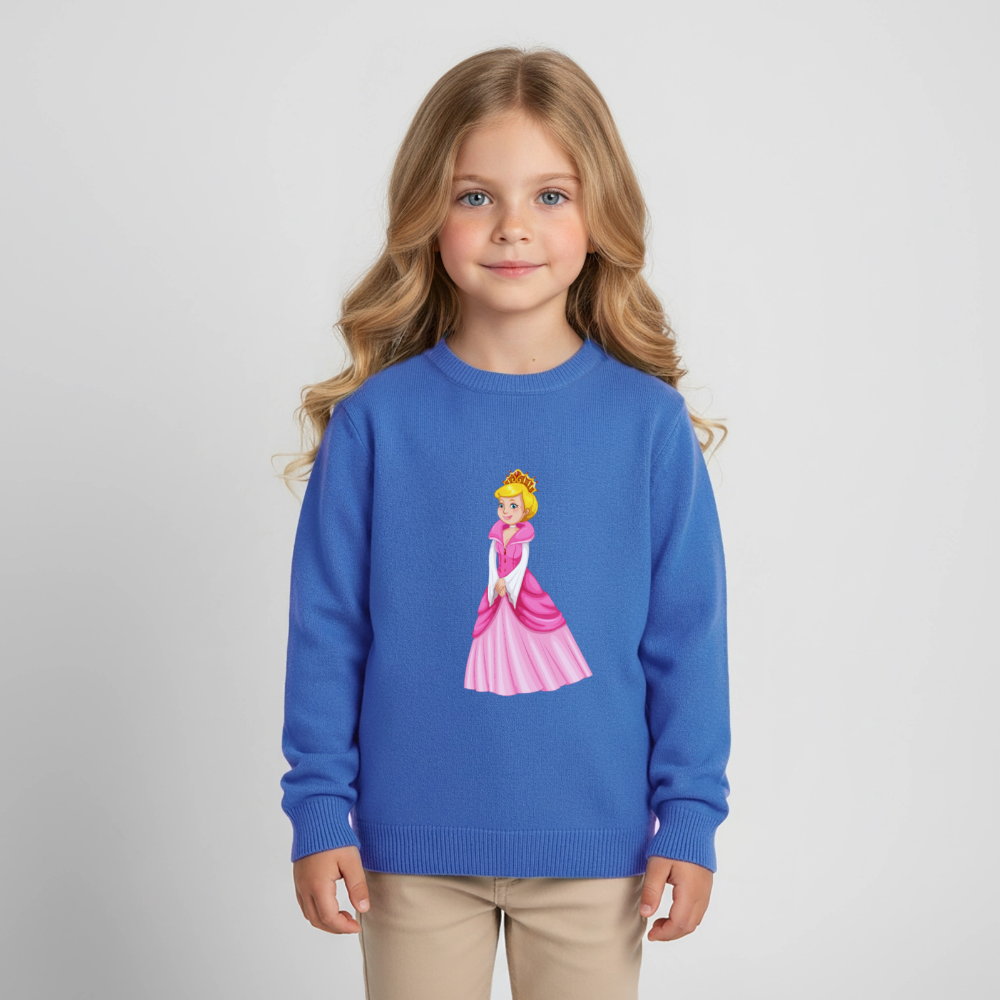 Prinzessin Premium Kinder Sweatshirt - carolina blue