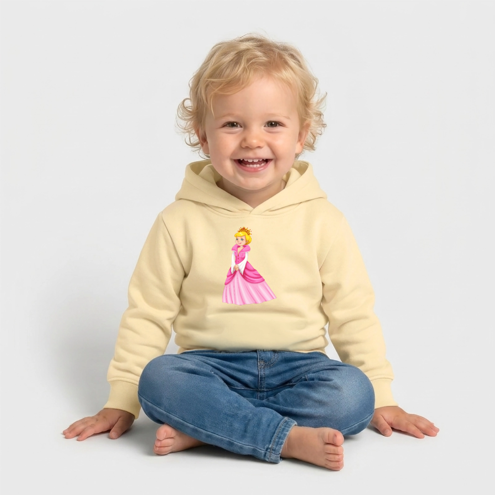 Prinzessin Premium Baby Hoodie - cream