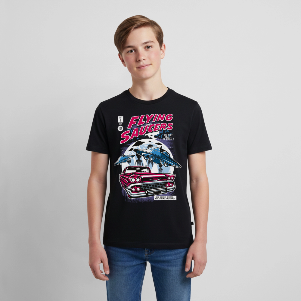 FLYING SAUCERS Premium Teenager T-Shirt - black