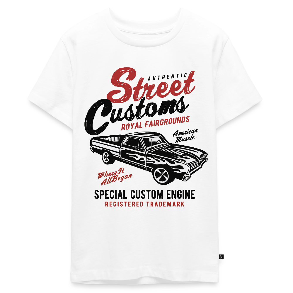 STREET CUSTOMS Premium Teenager T-Shirt - white