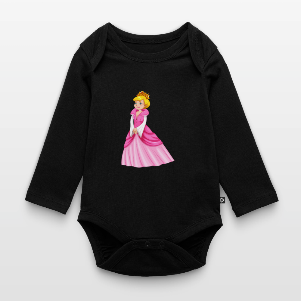 Prinzessin Premium Baby Langarm-Body - black