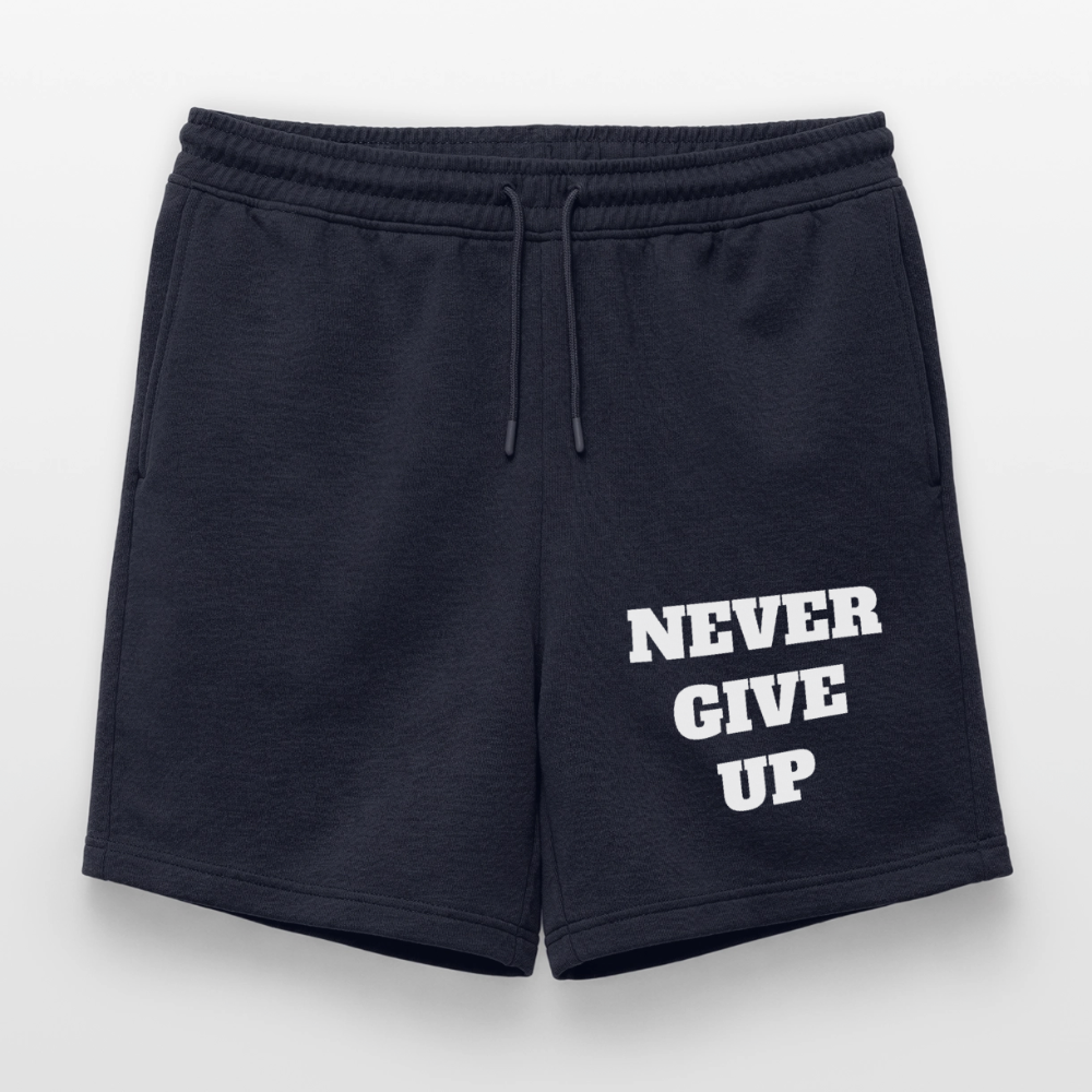 NEVER GIVE UP Premium Short - navy