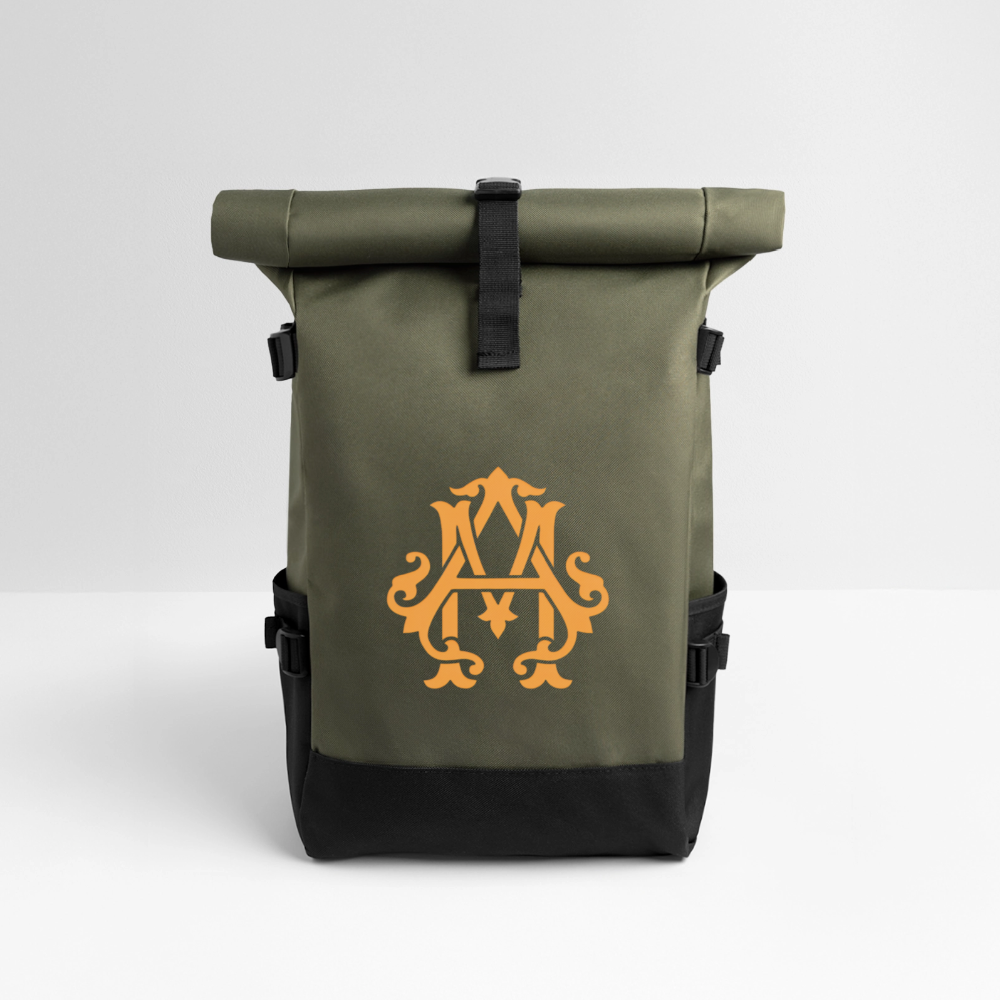 adligemotivations Logo Rucksack - olive/black