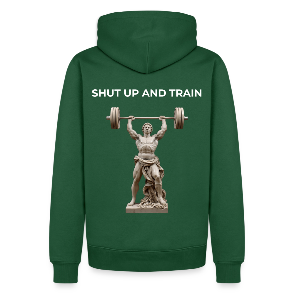 NO PAIN NO GAIN Premium Hoodie - bottle green