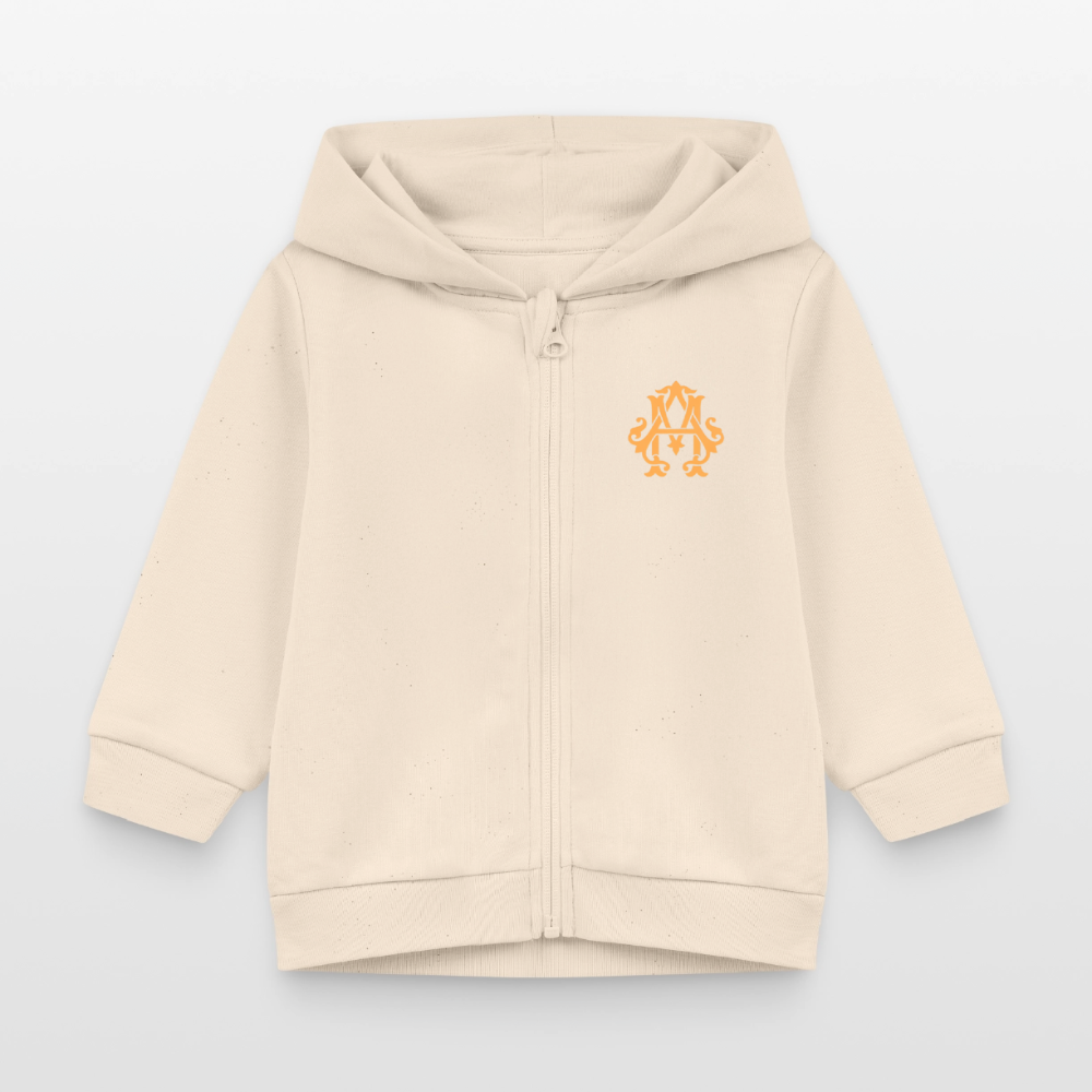 adligemotivation Premium Logo Baby Sweatjacke - soft Ecru