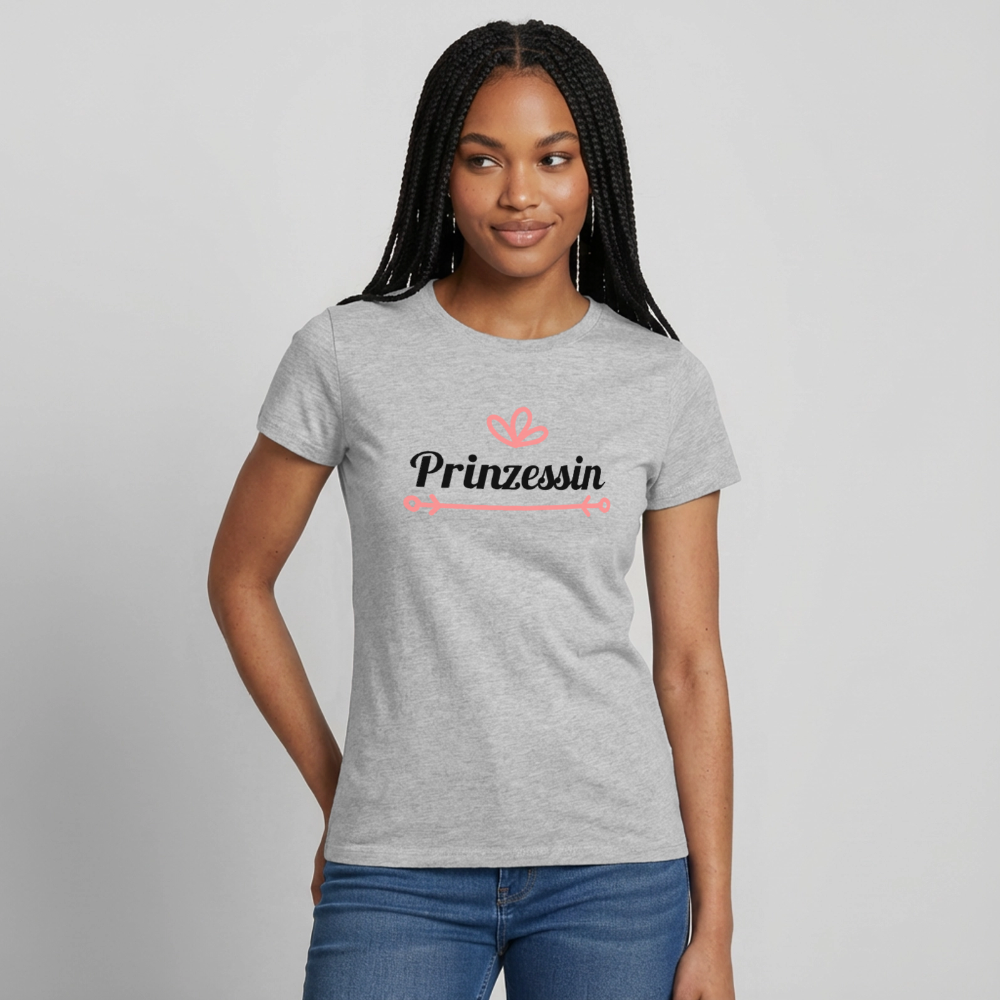 Prinzessin T-Shirt - heather grey