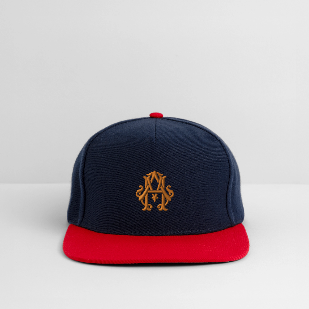 adligemotivations Logo SnapBack Cap - navy/red