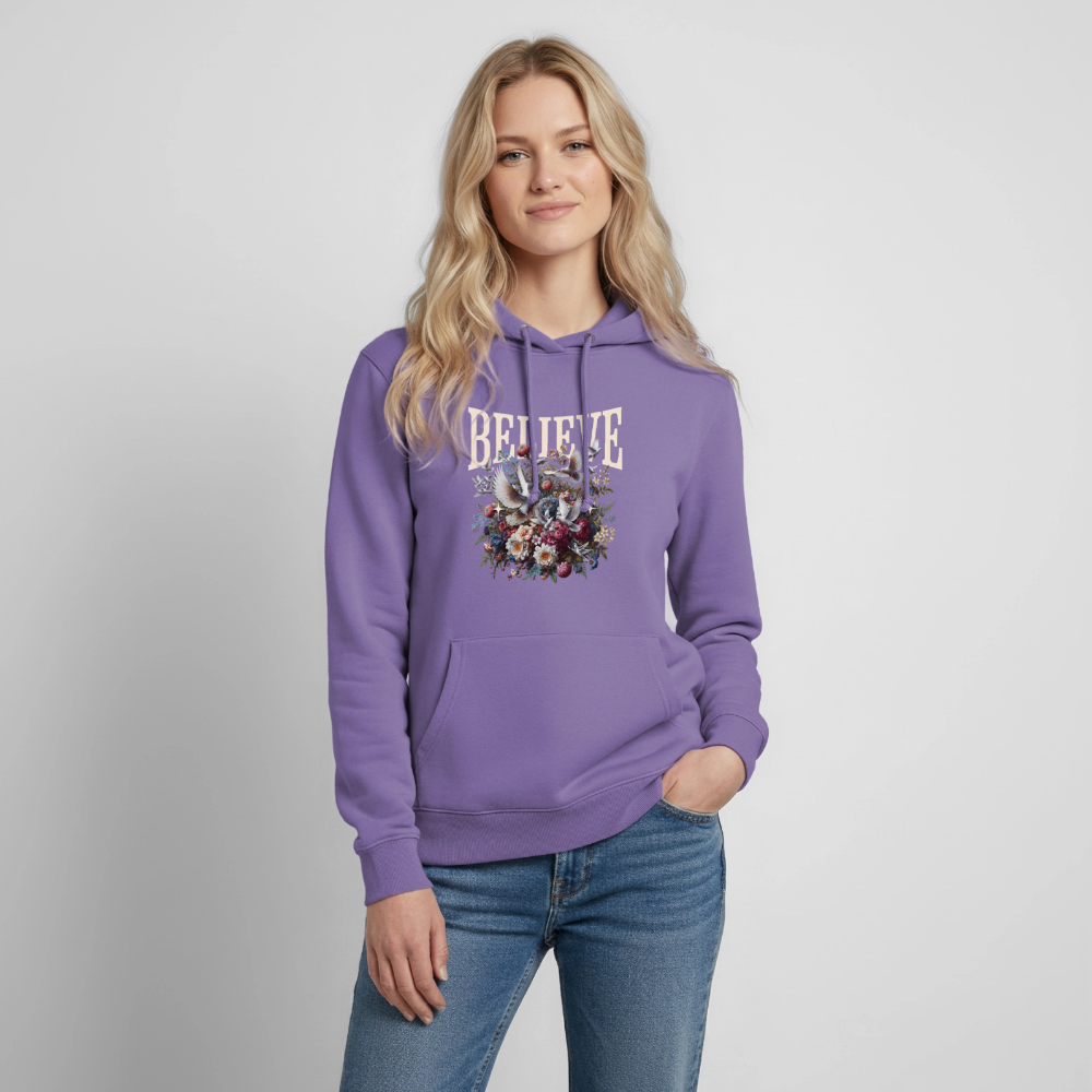 BELIEVE Hoodie - lavender