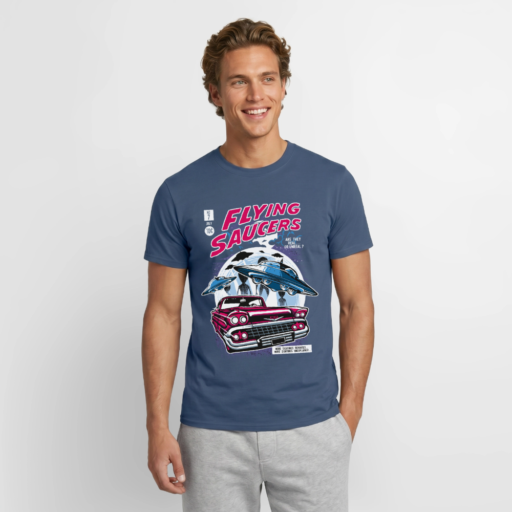 FLYING SAUCERS  T-Shirt - dark denim