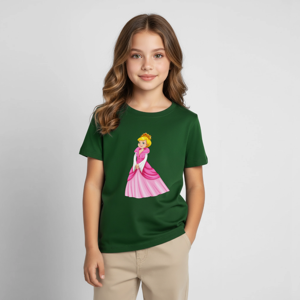 Prinzessin Kinder T-Shirt - forest green
