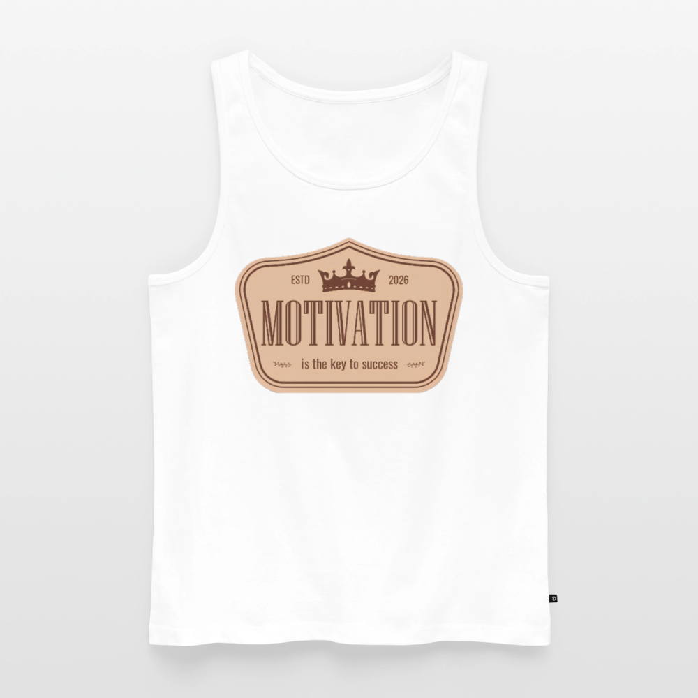 Motivations Premium Tank Top - white