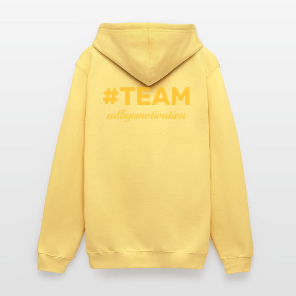 #TEAM adligemotivation Logo Hoodie - lemon yellow
