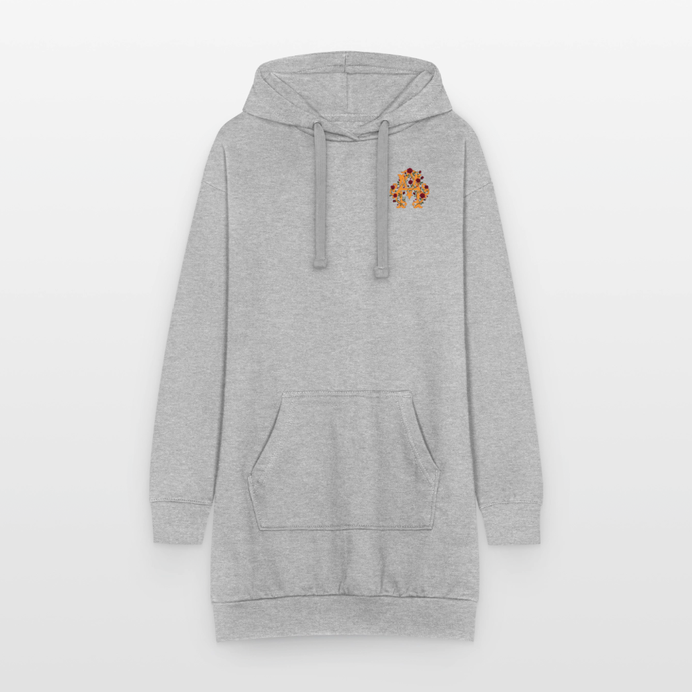 adligemotivation Hoodie-Kleid - heather grey