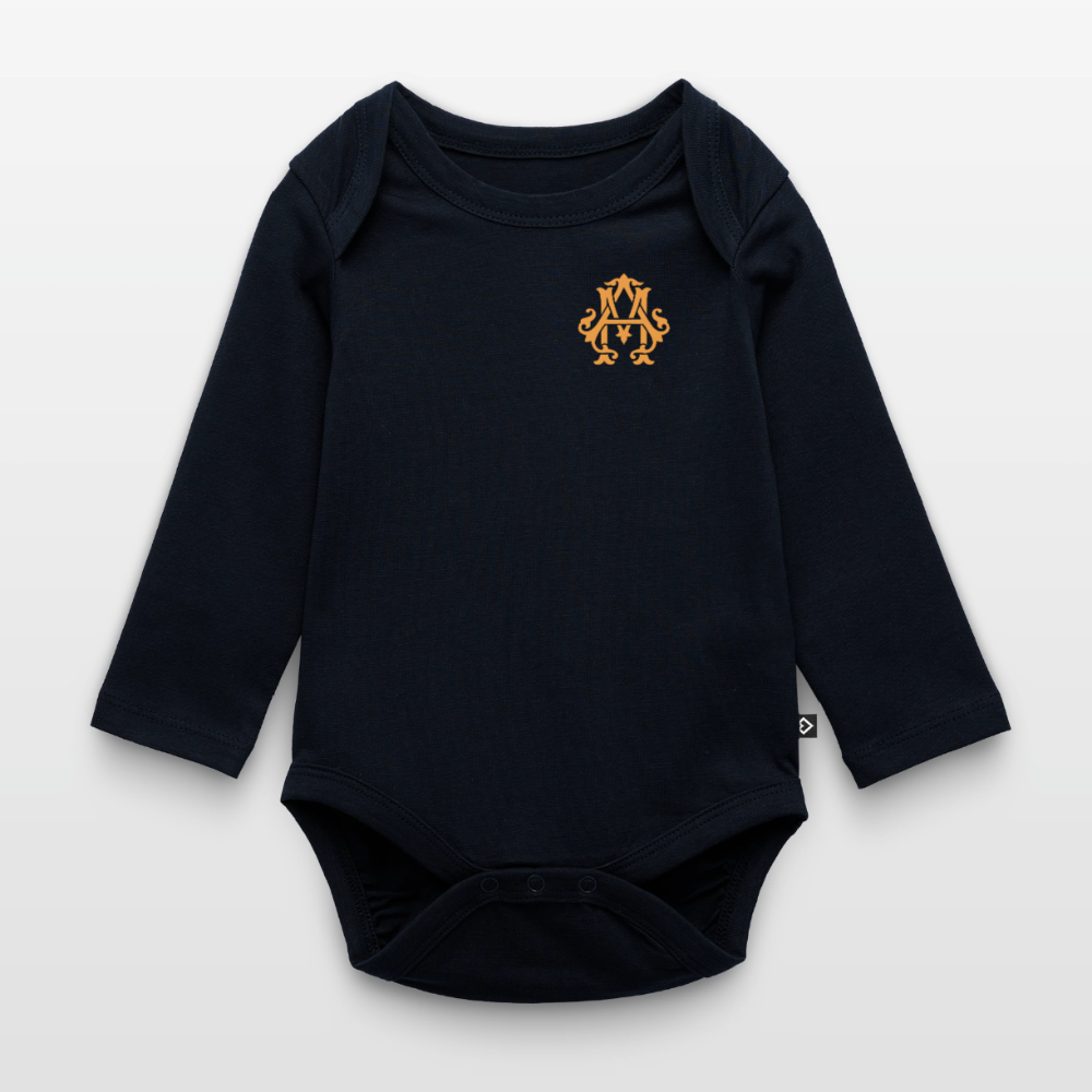 adligemotivation Premium Logo Baby Langarm-Body - navy