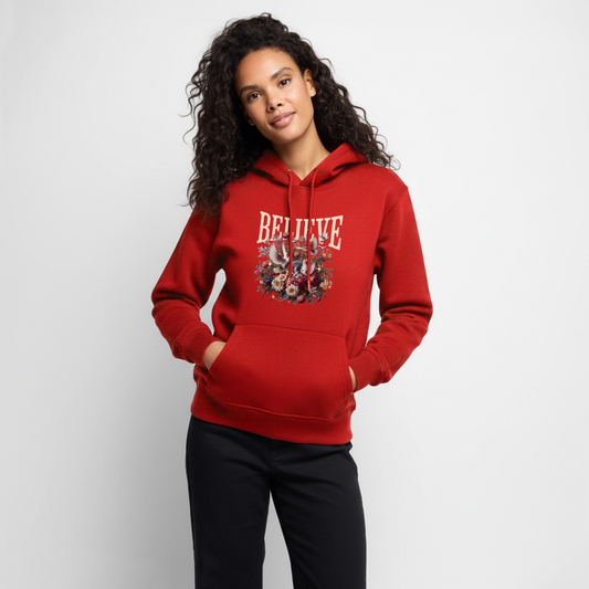 BELIEVE Premium Hoodie - red