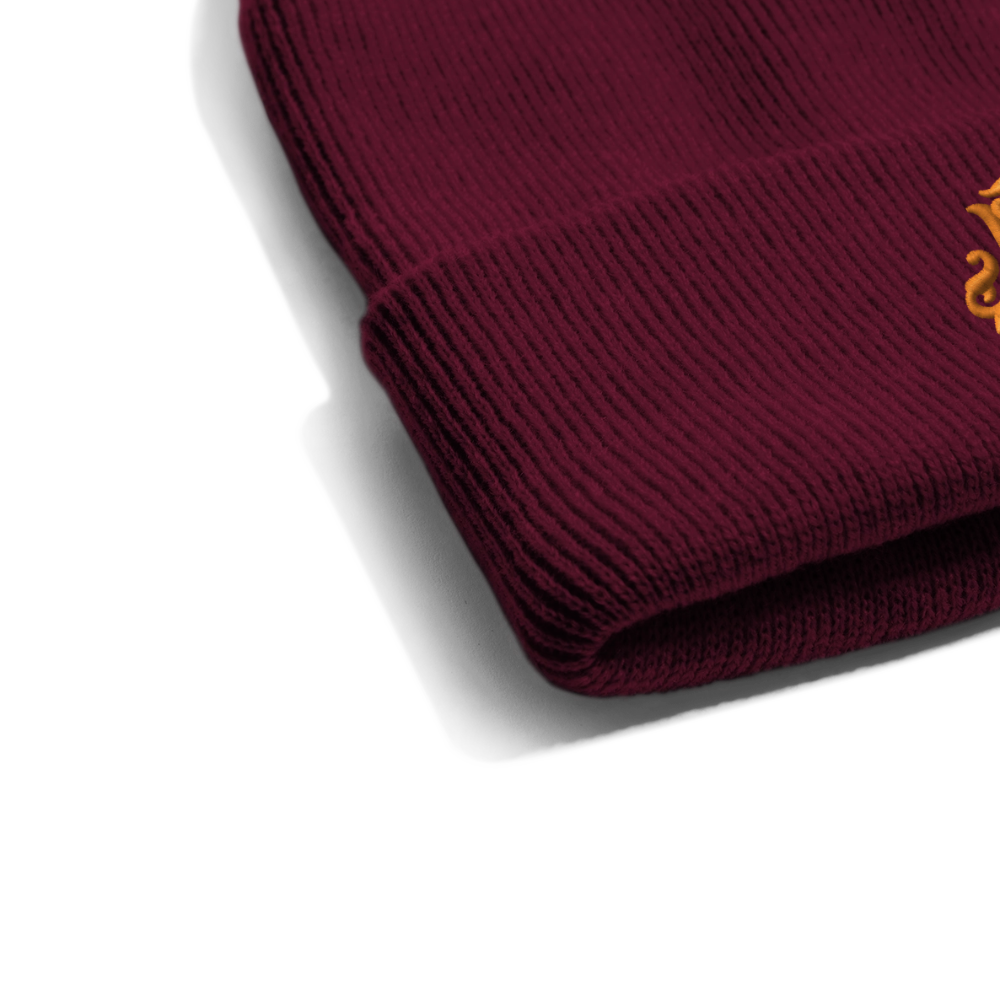 adligemotivations Logo Wintermütze - burgundy