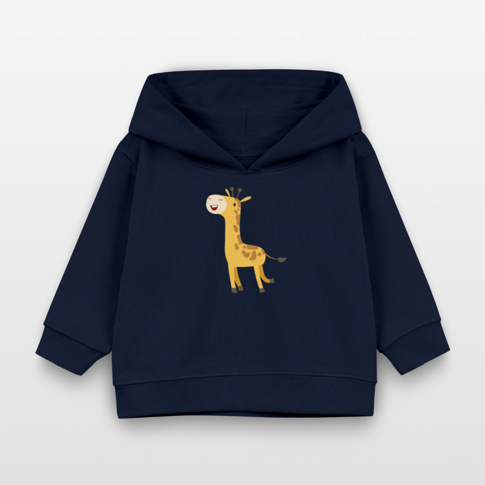 Giraffe Premium Baby Hoodie - navy