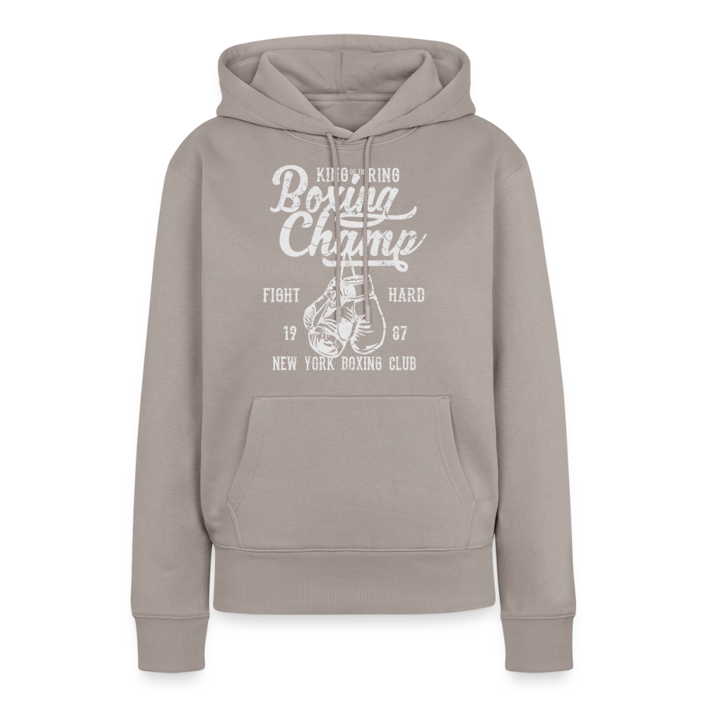 Boxing Champ Premium Hoodie - taupe
