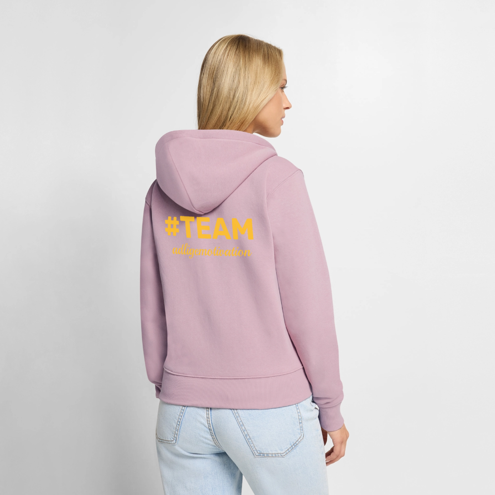 #TEAM adligemotivation Premium Sweatjacke - dusky pink