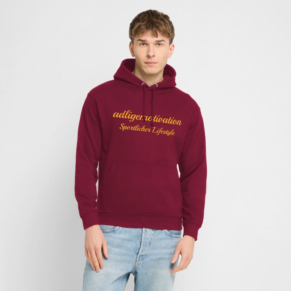 Sportlicher Lifestyle Hoodie - bordeaux