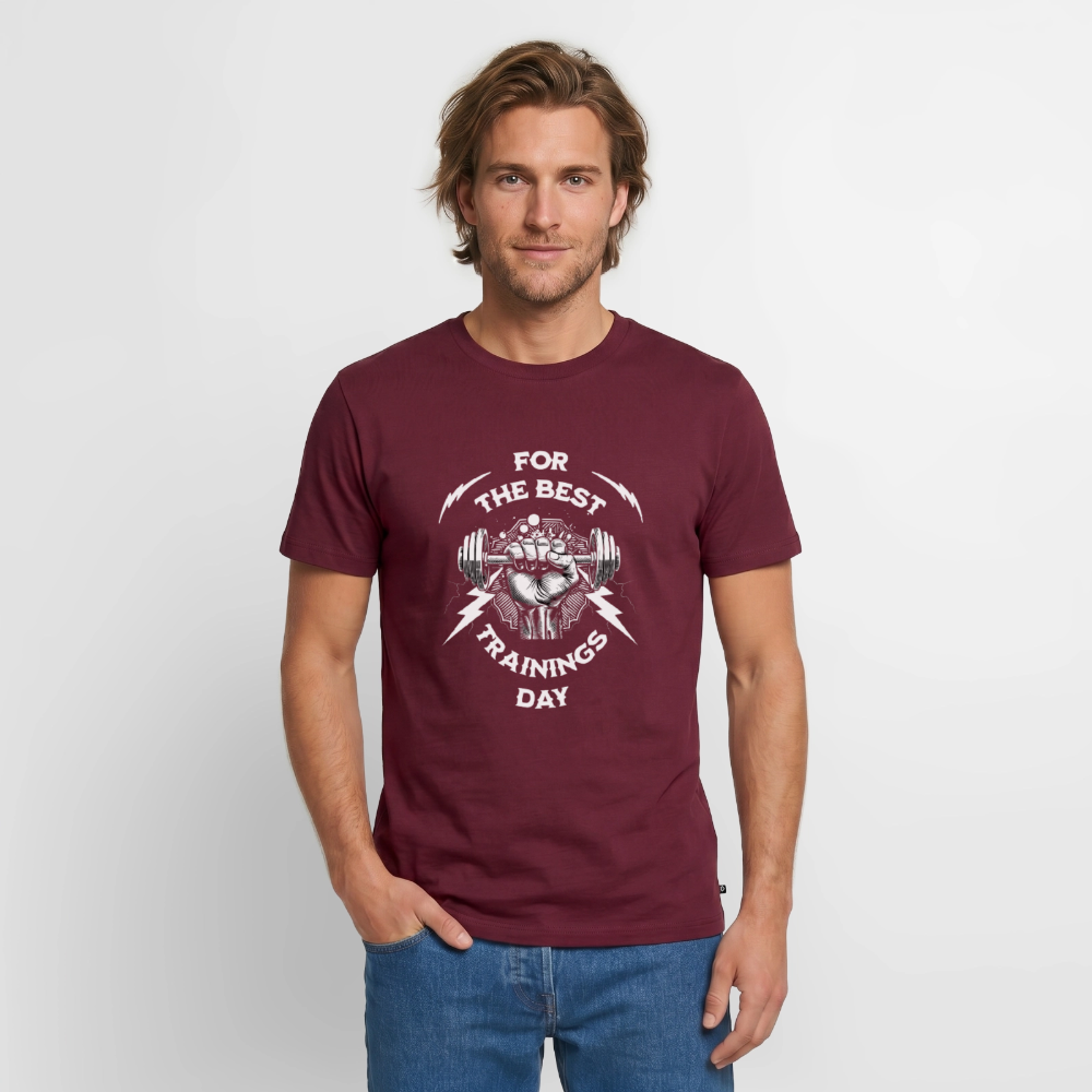 FOR THE BEST Premium T-Shirt - burgundy