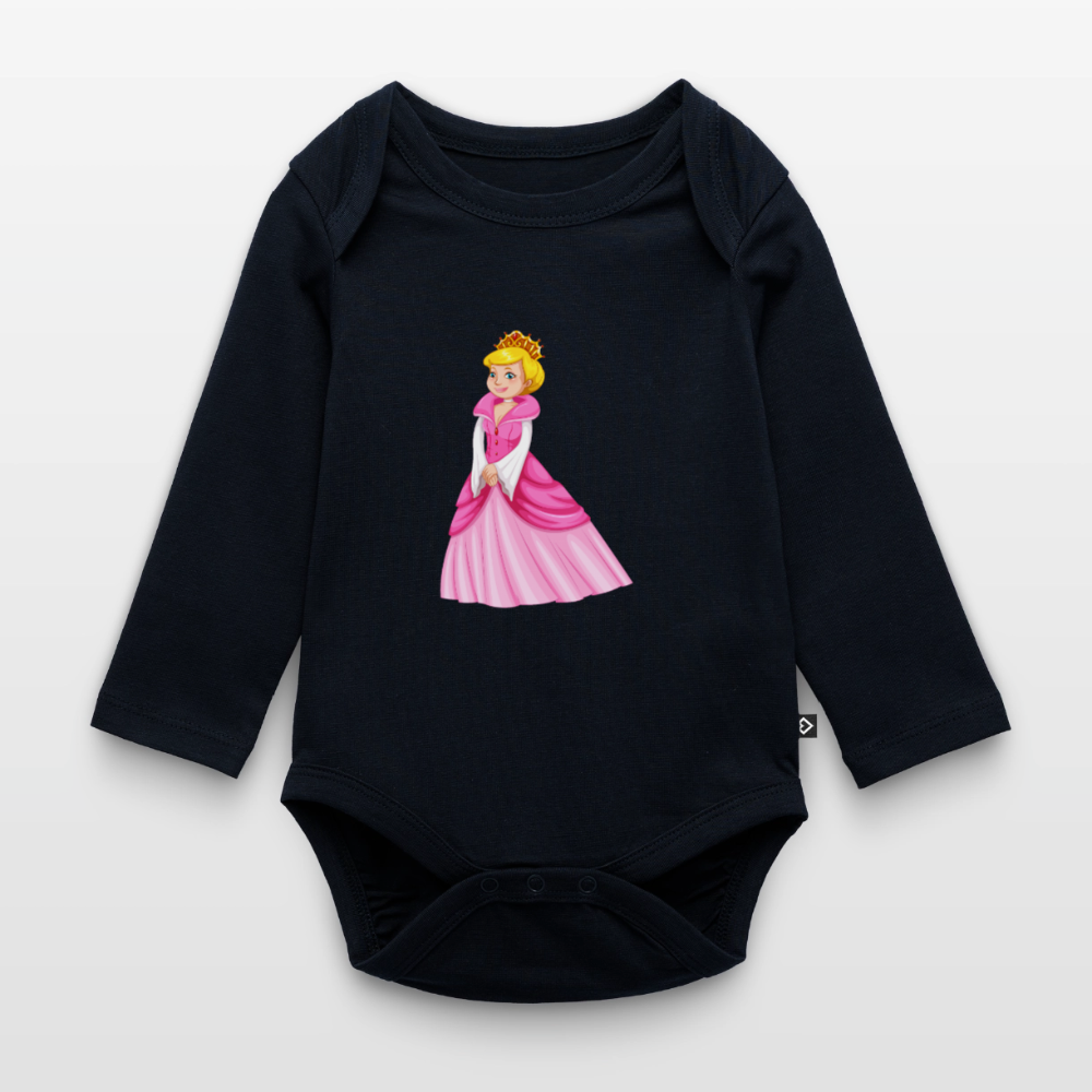 Prinzessin Premium Baby Langarm-Body - navy