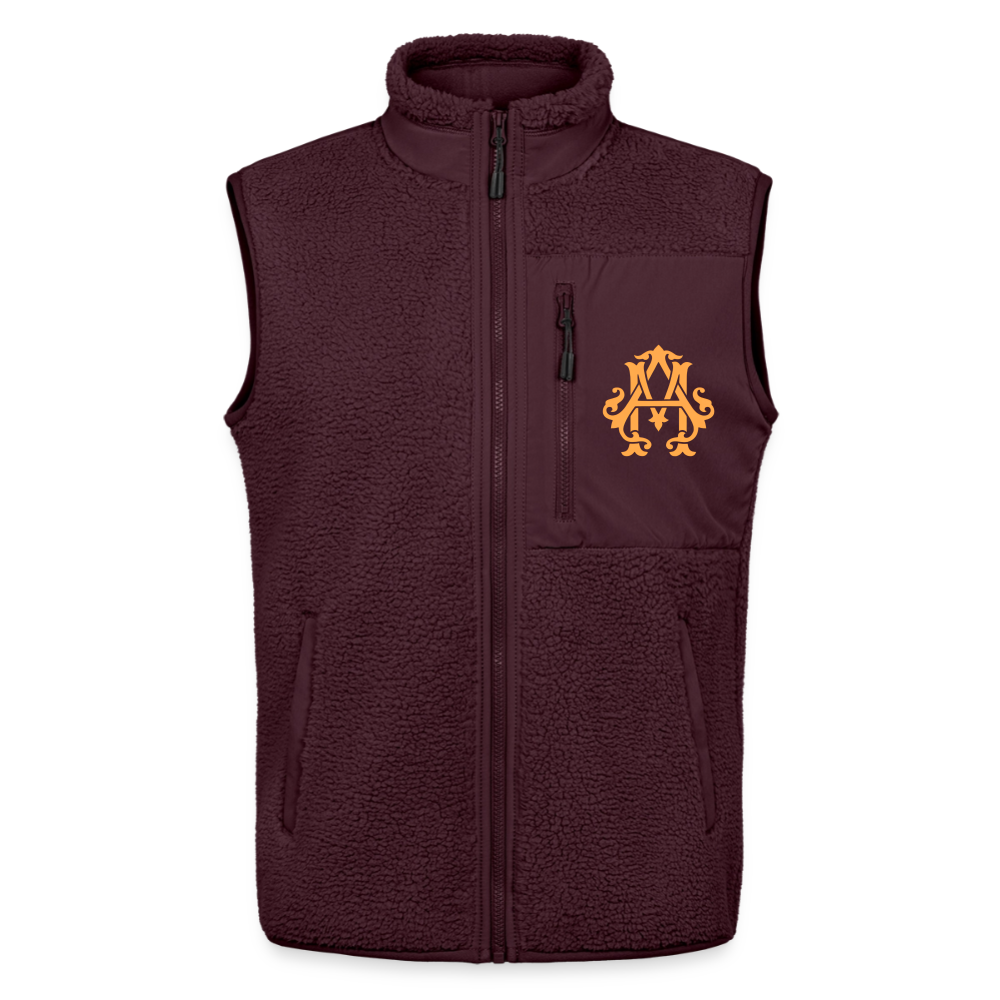 adligemotivations Logo Sherpa - Weste - maroon
